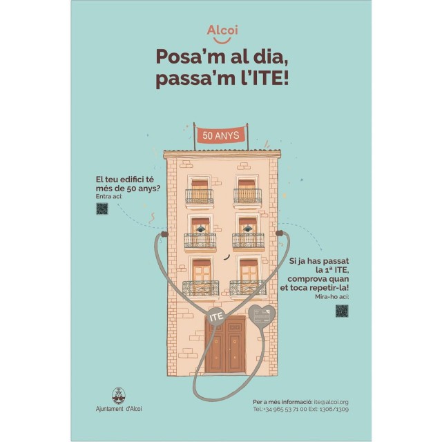 Didi Vent Il·lustra la campanya publicitària para l'Ajuntamient d'Alcoi