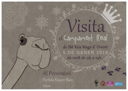 Cartel y Postal para el 3º Campamento Real de Alcoy. 2018