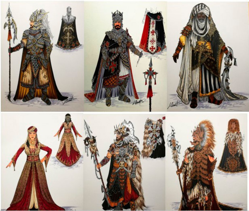 Dissenys festes de moros i cristians