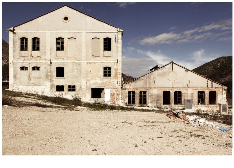 Antigua fábrica de papel desmantelada en Lorcha. Alicante. Valencia. España. Europa.