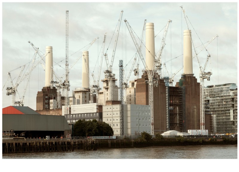 Battersea Power Station. Antigua central eléctrica. Londres. Inglaterra. Reino Unido.