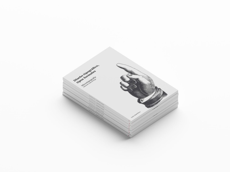 Disseny editorial per a llibre de microtipografia, 2019