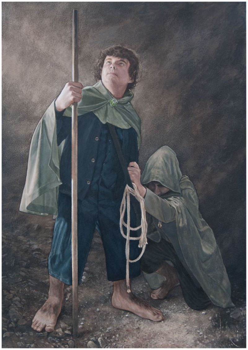 Sam i Frodo al Mont del Fat