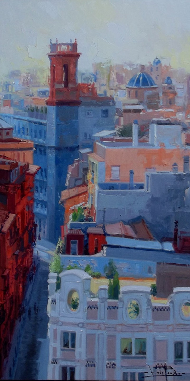 El sol pasa por mi terraza